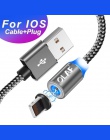 OLAF magnetyczny kabel USB 1 M 2 M przewód szybkoładujący dla iPhone Xs Max typu c kabel do Samsung S8 Xiaomi Huawei Mate 20 prz