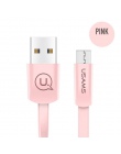 USAMS 2A szybko ładujący kabel micro USB, synchronizować dane kabel microusb do Samsung Xiaomi Huawei telefonu komórkowego z sys