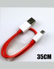 Oryginalne 35 CM/100 cm/150 cm czerwony 4A Usb 3.1 typu C Oneplus 6 kabel ładowarki Dash dla jeden Plus 6 T 5 t 5 3 t 3 telefon 