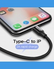 Baseus USB typu C do kabla USB do iPhone Xs Max Xr X 8 7 6 6 s Plus 5 5S se szybka synchronizacja danych typu c PD ładowarka Ada