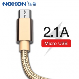 NOHON kabel USB szybkie ładowanie mi cro USB do Samsung Galaxy S7 S6 dla Huawei Xiao mi mi czerwony mi 4 ładowarka do telefonów 