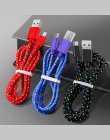 OLAF 1 M 2 M nylonowy splot szybka ładowarka Micro USB kabel do Xiaomi Redmi Note 5 Pro 4 Micro USB ładowarka kabel do transmisj