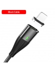 TOPK AM61 3 AMagnetic kabel USB do ładowania nylonowy splot kabel Micro USB QC3.0 kabel USB typu C do iPhone Samsung huawei Xiao