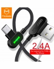 MCDODO LED kabel Micro USB szybkie ładowanie danych kabel do Android Samsung Xiaomi ładowarka do telefonu komórkowego ładowania 