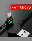 MCDODO LED kabel Micro USB szybkie ładowanie danych kabel do Android Samsung Xiaomi ładowarka do telefonu komórkowego ładowania 