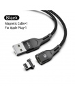 PZOZ kabel magnetyczny Micro USB C szybki adapter do ładowania Microusb typu C magnes ładowarka typu C kabel dla iPhone Samsung 