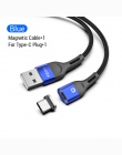 PZOZ kabel magnetyczny Micro USB C szybki adapter do ładowania Microusb typu C magnes ładowarka typu C kabel dla iPhone Samsung 