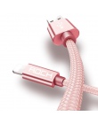 ROCK kabel USB dla iPhone X 8 7 6 6 S Plus 5 5S SE szybkie ładowanie oświetlenie kabel do synchronizacji przewód danych przewód 