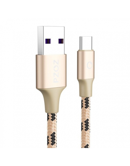 PZOZ 5A USB typu C kabel do szybkiego ładowania typu C USB C dla Huawei P20 P10 P9 Mate 20 pro 10 Nova 2 s xiaomi ładowarka USB-