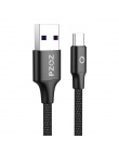 PZOZ 5A USB typu C kabel do szybkiego ładowania typu C USB C dla Huawei P20 P10 P9 Mate 20 pro 10 Nova 2 s xiaomi ładowarka USB-