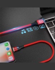 ZNP kabel magnetyczny Micro USB typu C dla iPhone oświetlenie kabel 1 M 3A kabel szybkiego ładowania typu C Samsung ładowarka ma