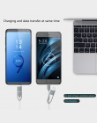 OATSBASF 2 w 1 portem typu C + kabel Micro USB z systemem Android do Samsung Xiaomi Huawei chowany ładowarka Port USB transfer d