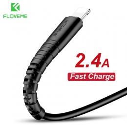 FLOVEME kabel USB o wysokiej wytrzymałości 0.3 m/1 m dla iPhone kabel Micro USB typu C kabel do ładowarki Data Sync dla iPhone X