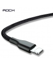 ROCK kabel USB do telefonu iPhone 5 5S 6 6 S 7 8 Plus XS MAX XR X USB do ładowania kabel do synchronizacji danych dla iPad iOS ł