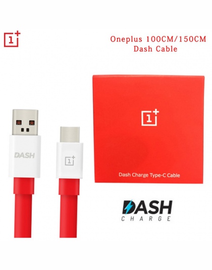 Oryginalny kabel Dash 5 V 4A 100 CM/150 CM z makaronem USB typu C szybka kabel danych do ładowania dla Oneplus 3 3 T 5 5 T XIAOM