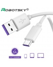 Robotsky 5A kabel USB typu C USB3.1 męski na typ C kobieta szybka ładowarka do ładowania danych kabel do Huawei Mate 10 p10 P20 