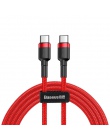 Baseus kabel USB typu C do USB-C kabel PD USBC szybka ładowarka do Samsunga S10 S9 Xiao mi mi 9 8 szybkie ładowanie 4.0 USB C ka