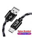 OLAF kabel Micro USB 3A szybkie ładowanie Micro USB kabel do ładowania danych dla Samsung S7 Xiaomi Huawei LG telefonu komórkowe