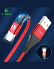 FLOVEME LED kabel USB ładowarka dla iPhone X XS MAX XR 8 7 5 5S se ipad 2A szybkie ładowanie kabel do transmisji danych Adapter 