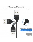 TOPK AM41 magnetyczny micro USB kabel do Samsung Galaxy S7 Xiaomi Redmi Note 5 szybkie ładowanie magnes Microusb przewód do tran