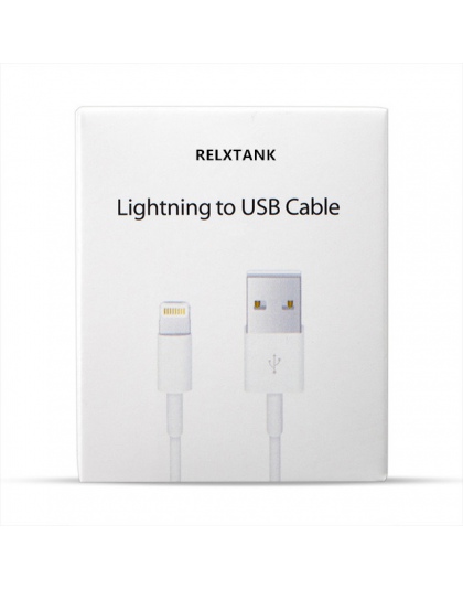 Oryginalny relxtank USB kabel do Apple iPhone X XS MAX XR kabel 5 5S SE 6 6 S 7 8 plus ipad mini air 2 przewód danych drutu szyb