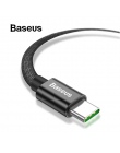 Baseus 5A Super szybkie ładowanie USB typu C kabel do Huawei mate 20 pro 2A szybko kabel ładowania do Samsunga galaxy note 9 s9 