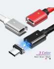 FONKEN typu C kabel magnetyczny USB C szybka ładowarka kabel do telefonu 3A komórkowy szybkie ładowanie magnes typu C przewód sy