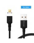 Elough E08 magnetyczny ładowanie kabel Micro USB kabel do Samsung Xiaomi kabel Microusb szybko QC 3.0 ładowania magnes ładowarka