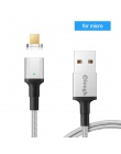 Elough E08 magnetyczny ładowanie kabel Micro USB kabel do Samsung Xiaomi kabel Microusb szybko QC 3.0 ładowania magnes ładowarka