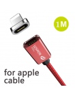 WSKEN X1 magnetyczny przewód ładowania danych kabel magnetyczny dla ładowarka do iPhone’a kabel Micro USB 3A szybkie USB typu C 