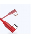 Suntaiho USB typu C kabel do Xiaomi mi 9 mi 9 redmi note 7 Samsung s9 90 stopni kabel USB C przewód szybkoładujący do huawei p20