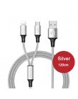 NOHON 3 w 1 typu C 8Pin kabel Micro USB do iPhone 8X7 6 6 S Plus iOS 10 9 8 Samsung Nokia USB kable szybkiego ładowania przewód