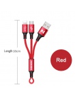 NOHON 3 w 1 typu C 8Pin kabel Micro USB do iPhone 8X7 6 6 S Plus iOS 10 9 8 Samsung Nokia USB kable szybkiego ładowania przewód