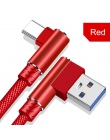 OLAF kabel USB typu C 90 stopni szybkie ładowanie danych kabel USB C do Samsung S10 S9 S8 Xiaomi mi8 mi9 Huawei P20 P30 USB-C ła