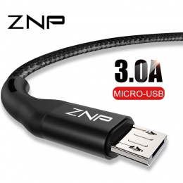 ZNP Micro USB szybka ładowarka przewodowa dla Sasmung S7 S6 Redmi note 5 pro telefonu komórkowego z systemem Android Micro USB k