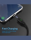 TOPK AM413A szybkie ładowanie kabel magnetyczny dla iPhone Xs Max Xr 8 Plus telefon komórkowy Micro kabel USB i USB typu C kabel