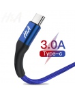 H & USB typu C kabel do Huawei P30 Mate 10 20 lite USB C kabel do telefonu komórkowego szybkie ładowanie C kabel do urządzeń USB