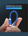 YBD 1M LED Magnetic Charge Cable For iPhone X XR XS Max 8 7 Micro USB Cable Magnet Charger USB/ Type C Cable for Samsung Xiaomi