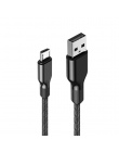 2 paczka Suntaiho kabel Micro USB 2.4A dla Xiaomi Redmi szybkie ładowanie ładowarka USB Nylon pleciony kabel do transmisji danyc