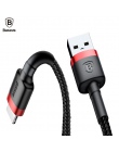 Baseus kabel USB do telefonu iPhone X 8 plus 7 plus 6 6 S plus 2.4A data kabel do ładowania dla iPhone 5 5S iPad przewód USB do 