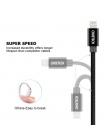 CHOETECH 3 w 1 kabel USB do telefonu komórkowego Micro USB typu C kabel ładowarki do ładowania iphone'a w tym kabel Micro USB ła