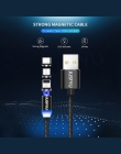 Kabel magnetyczny Micro USB typu C dla iPhone X Xs Max Samsung S9 S8 dla Xiaomi ładowania Nylon pleciony magnes ładowarka Cabos 