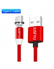 Kabel magnetyczny Micro USB typu C dla iPhone X Xs Max Samsung S9 S8 dla Xiaomi ładowania Nylon pleciony magnes ładowarka Cabos 