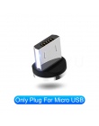 Kabel magnetyczny Micro USB typu C dla iPhone X Xs Max Samsung S9 S8 dla Xiaomi ładowania Nylon pleciony magnes ładowarka Cabos 