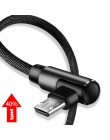 Suntaiho 90 stopni ładowania kabel Micro USB 2.4A dla Samsung kabel USB dla Xiaomi Tablet kabli nokia 8 dwustronne kabel z wtycz