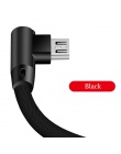 Suntaiho 90 stopni ładowania kabel Micro USB 2.4A dla Samsung kabel USB dla Xiaomi Tablet kabli nokia 8 dwustronne kabel z wtycz