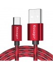 Essager kabel USB typu C 3A szybkie ładowanie 3 m USBC typu C kabel do Xiaomi K20 Samsung S10 Oneplus 7 pro telefon komórkowy US