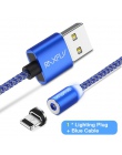 RAXFLY magnetyczny ładowania oświetlenie kabel dla iPhone X XS magnes ładowarka kabel USB Micro USB typu C kabel do Xiaomi Redmi