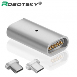 Magnetyczny Adapter do telefonu magnetyczny micro USB typu C złącze typu C szybkie ładowanie Adapter do Samsunga Galaxy Huawei X