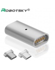 Magnetyczny Adapter do telefonu magnetyczny micro USB typu C złącze typu C szybkie ładowanie Adapter do Samsunga Galaxy Huawei X